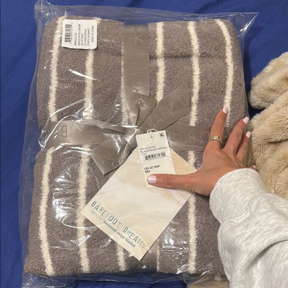 Barefoot Dreams Striped Blanket